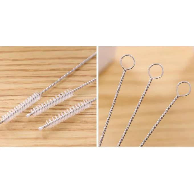 1PCS Reusable Metal Drinking Straw Cleaner Test Tube Bottle Cleaning Tool Stainless Steel Bottle And Straw Little Wash Brush