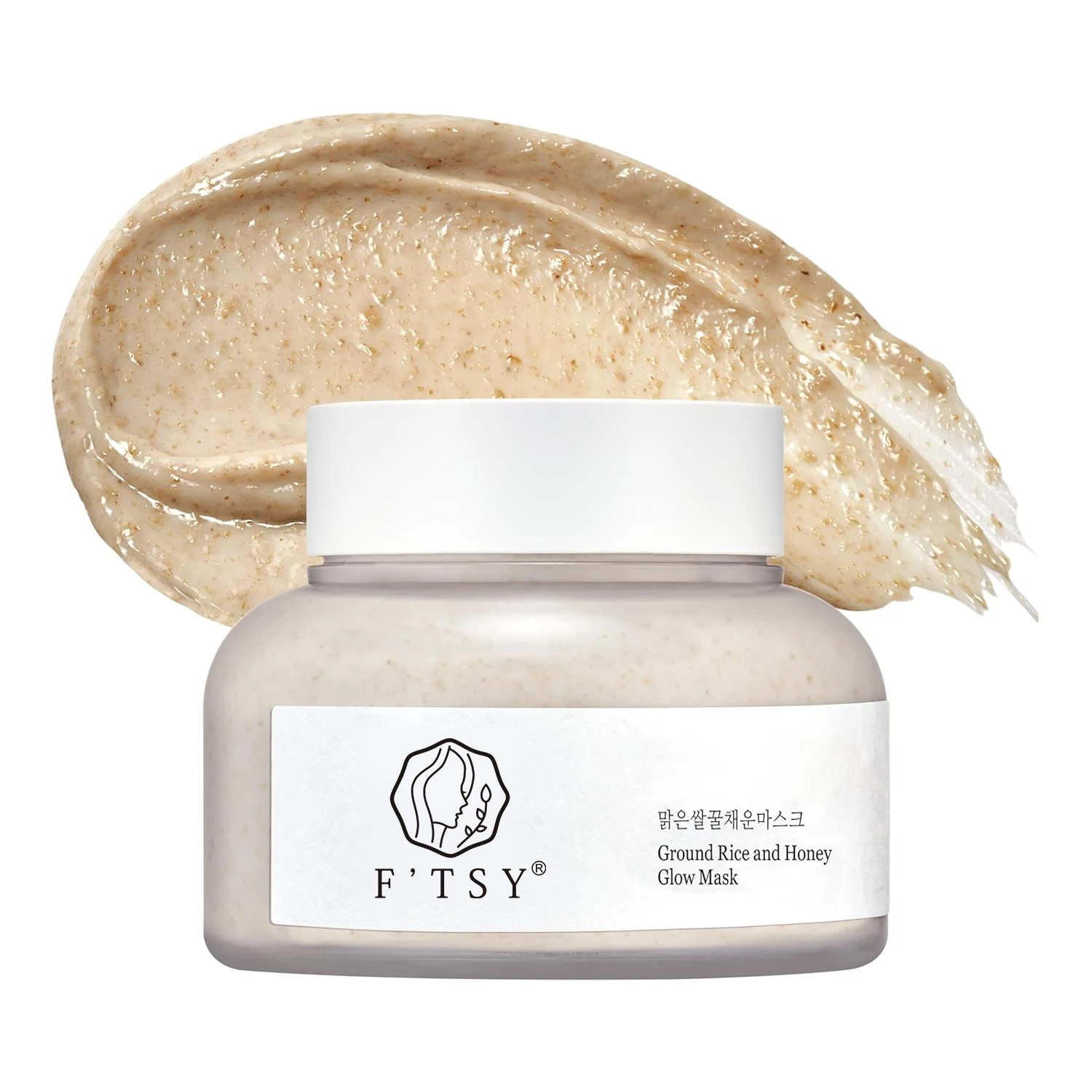 Korean Hot Selling Rice Mask Cleaning Pore Glow Skin Brighten Rice Water Clay Mask
