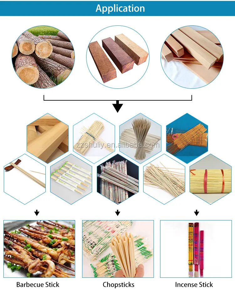 
full line automatic bamboo wood toothpick making machine 