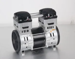 Silent 110v Ac Small Piston Pump Oil-free 2 Cylinder air Compressor for Sale