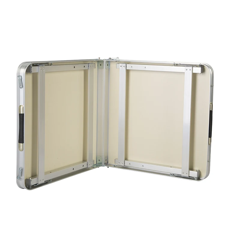 Portable Aluminum Rectangular Folding Camping Outdoor Suitcase Picnic Tables