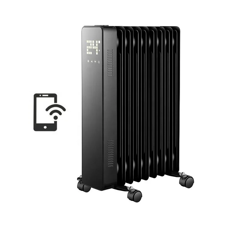 2500w 13 Fins electric heater radiator portable home oil heater with wifi APP control