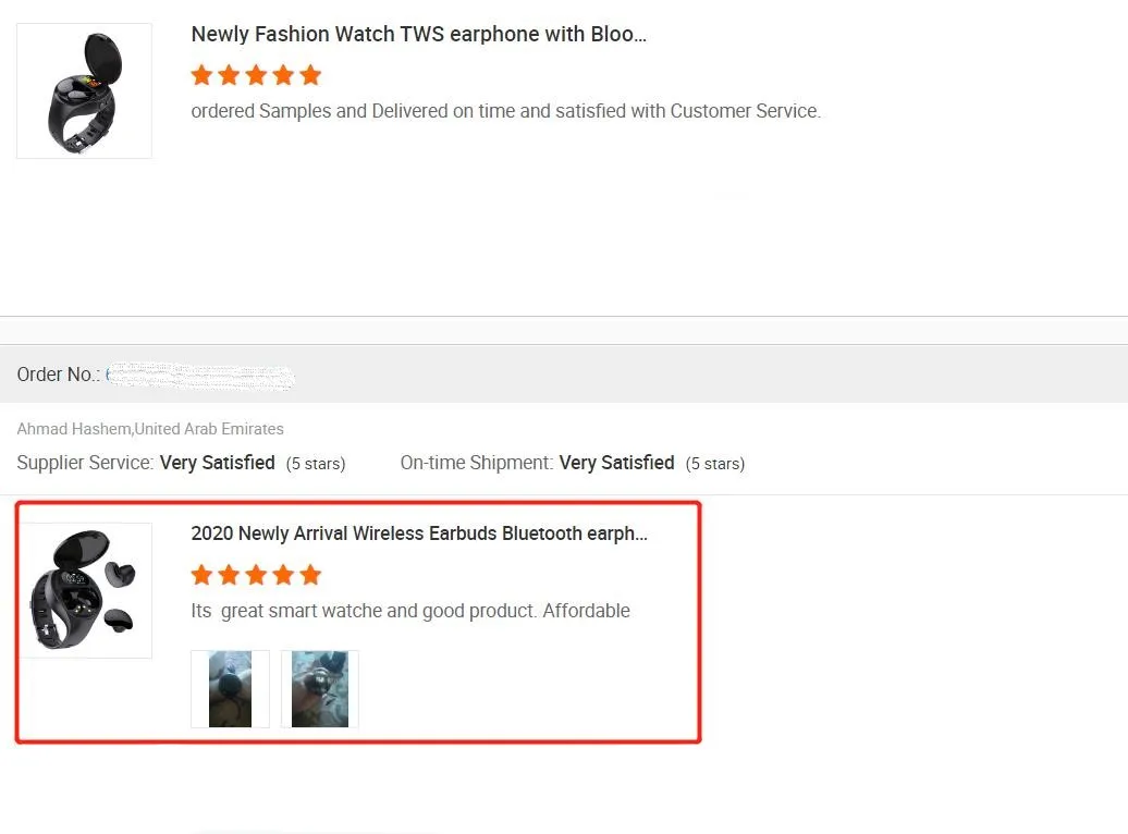 Fitness Function Wireless Waterproof 2in1 Earphone 2 In 1 Smart Watch Tws Earbuds