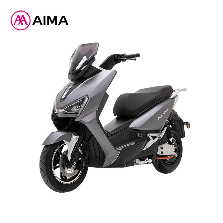 AIMA Saber Tiger X612 3000W EEC Two Wheel Electric Scooter 60v 35ah*2 Dual Lithium Battery Two Seat Electric Scooter