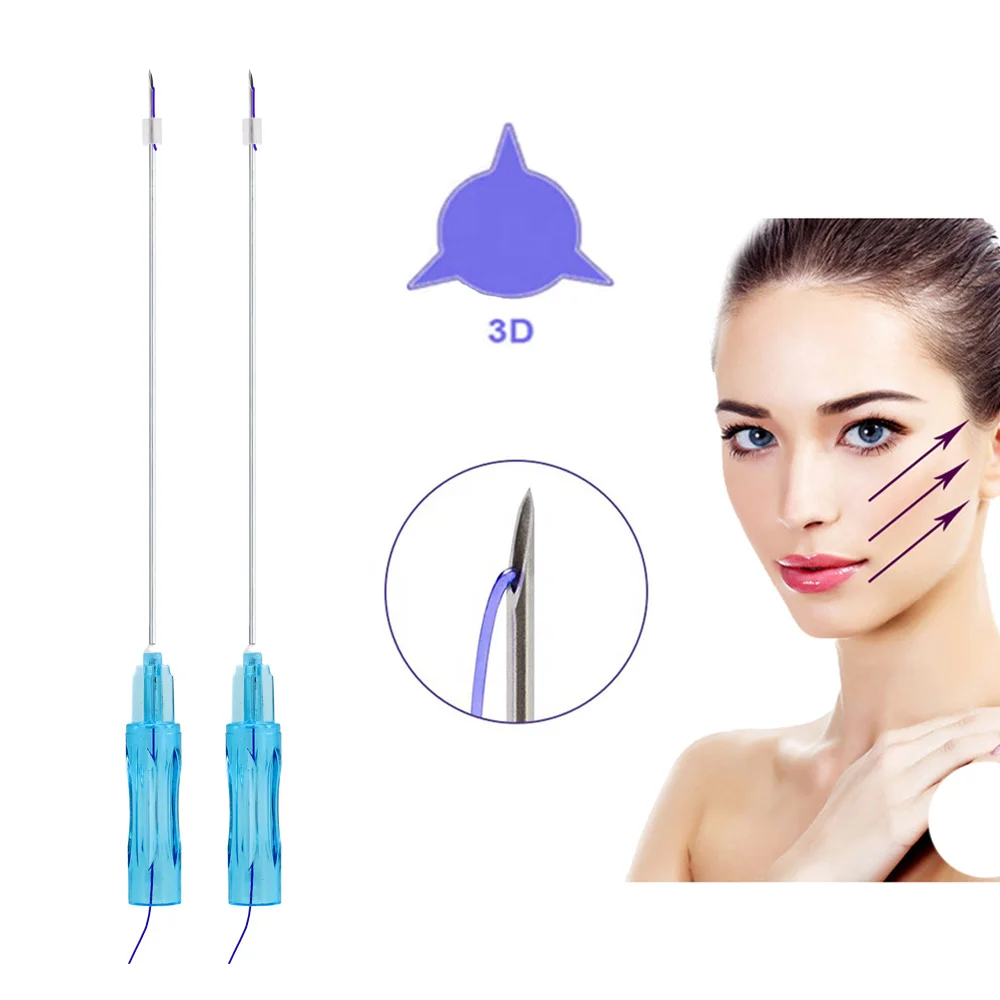 Korea Easy Use Lift Tensores Short Cog 4d 23g 38mm Sharp Needle Lift Pdo Thread