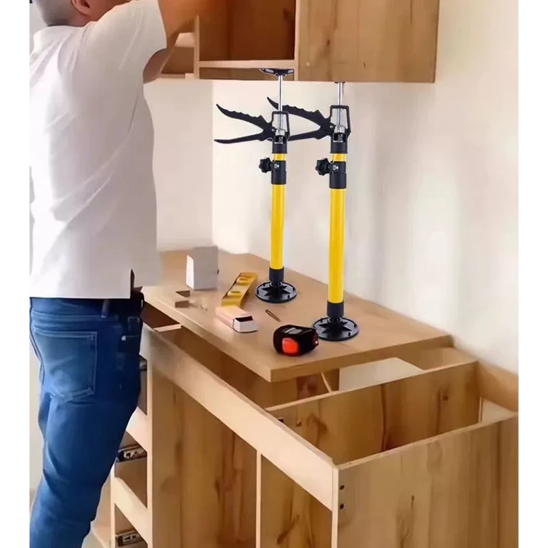 Hand Lifting Tool Labor Saving Arm Jack 30kg Telescopic Support Rod Adjustable Extension Furniture Lifter for Hanging Cabinet