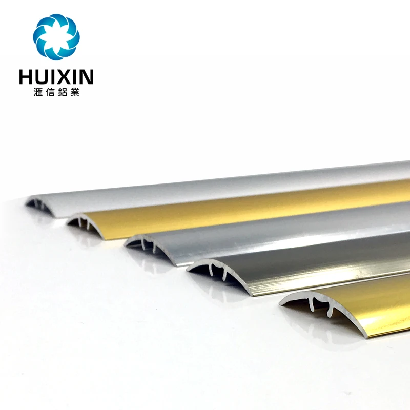 Customized Polished Gold Letter Different Shapes King Aluminium Tiles Corner Trim