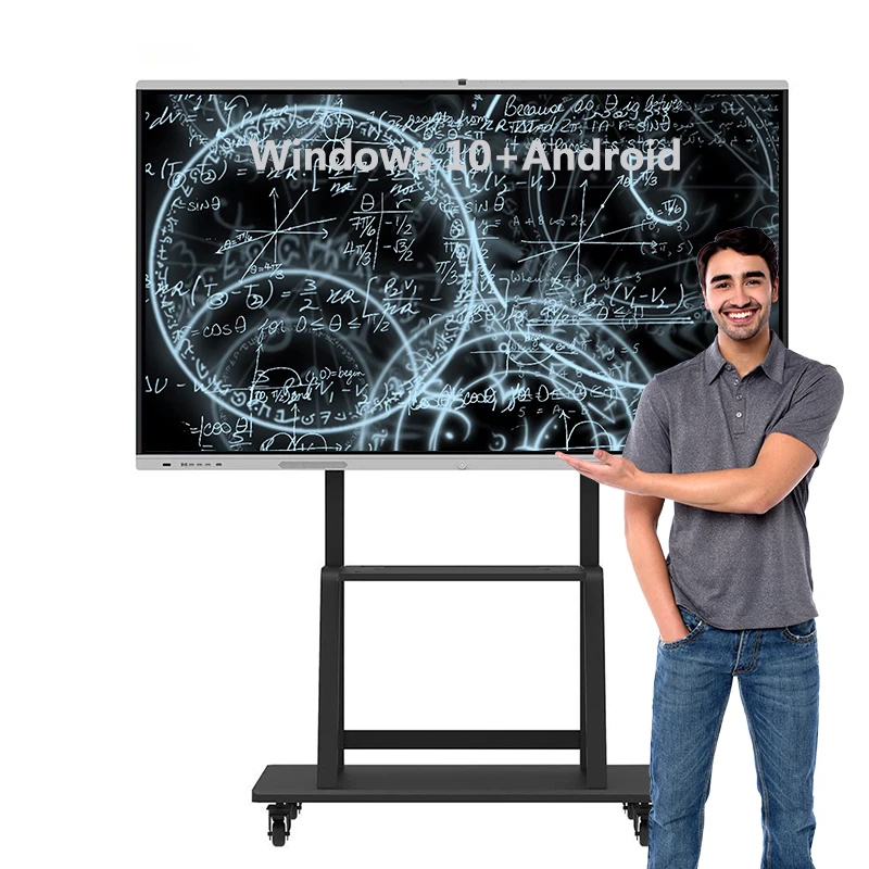 55 65 75 85 86 дюймов низкая цена pantalla tactil pizarra interactiva умная доска android Интерактивная плоская панель