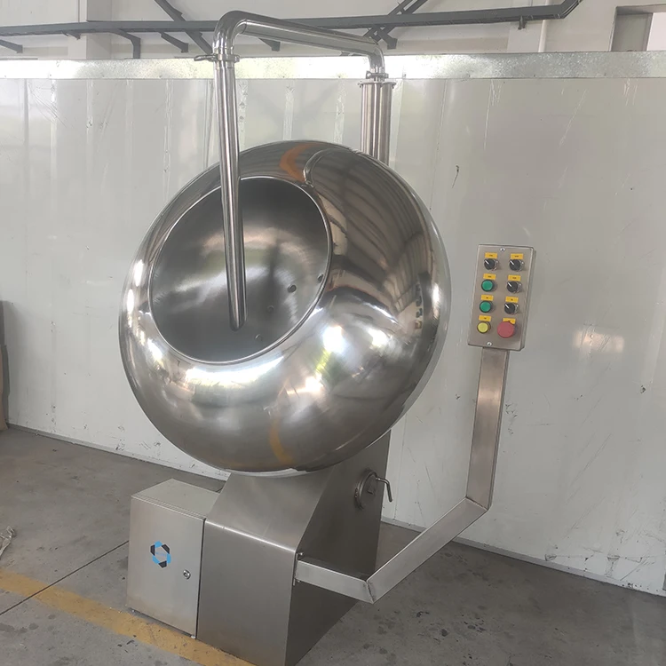 Gusu Chocolate Making Machine Chocolate Coating Machine for Nuts Peanut Almond Coating