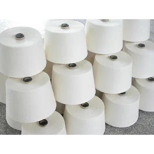 Recycled polyester virgin yarn close virgin spun yarn 30s 40s 50s