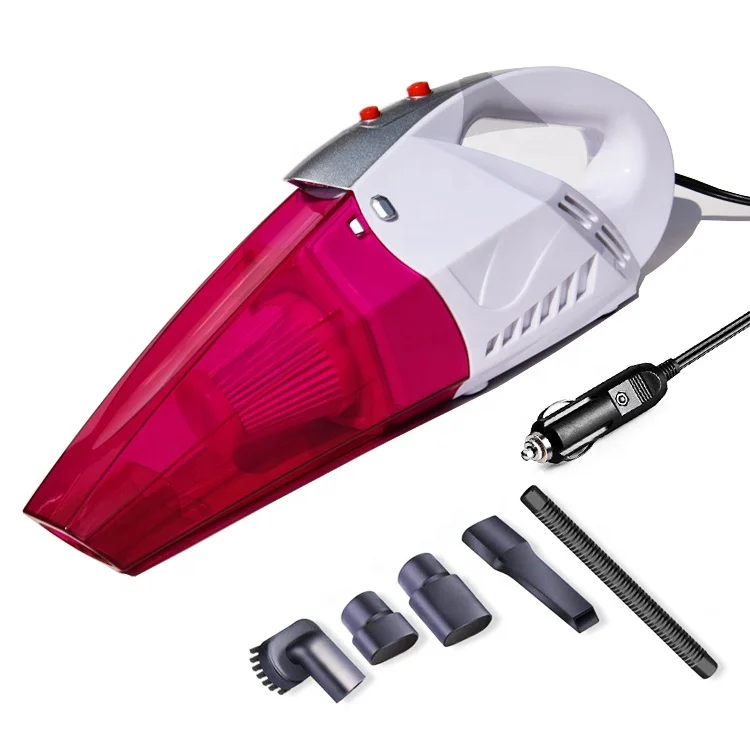 Portable Car Vacuum Cleaner Small Mini Auto Vacuum Cleaner Handheld Vacuum Cleaner With LED Light