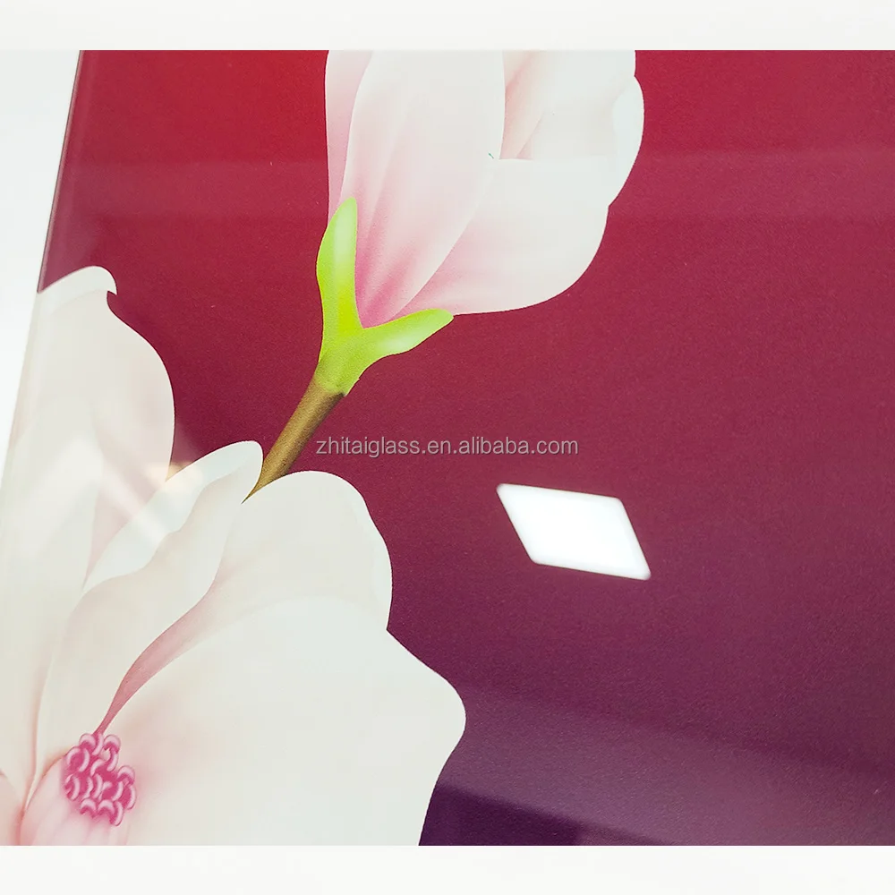 Factory Wholesale 3-12mm Decorative Pattern Color Stained Glass Sheet UV Digital Printing Glass