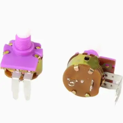 Single Potentiometer B100K B50K B1K~B1M 15mm 10K Potentiometer With Switch
