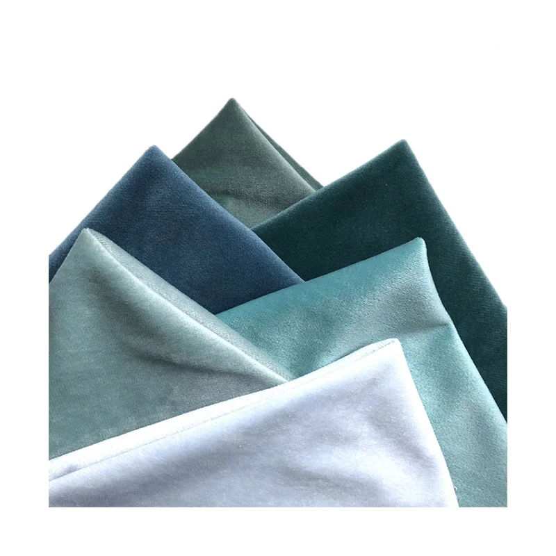 Горячая Распродажа 100% полиэстер 210 г голландская бархатная велюровая ткань Обивка диван подушка занавеска ткань