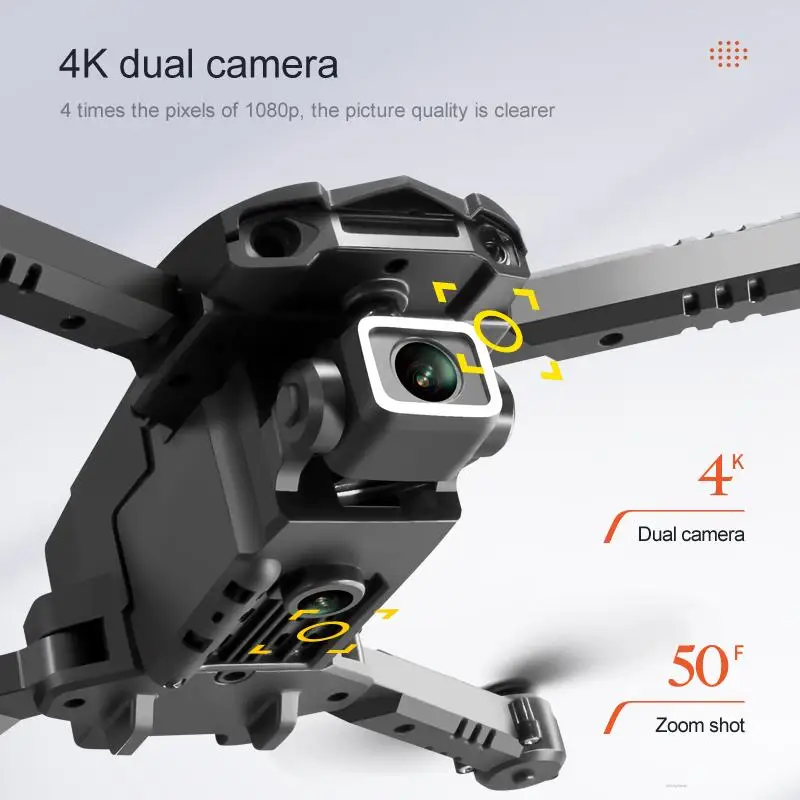 S128 Mini Drone 4K Dual Camera 10 Min Flight Time Beginner Headless Mode WIFI Transmission Track Flight RC Drone