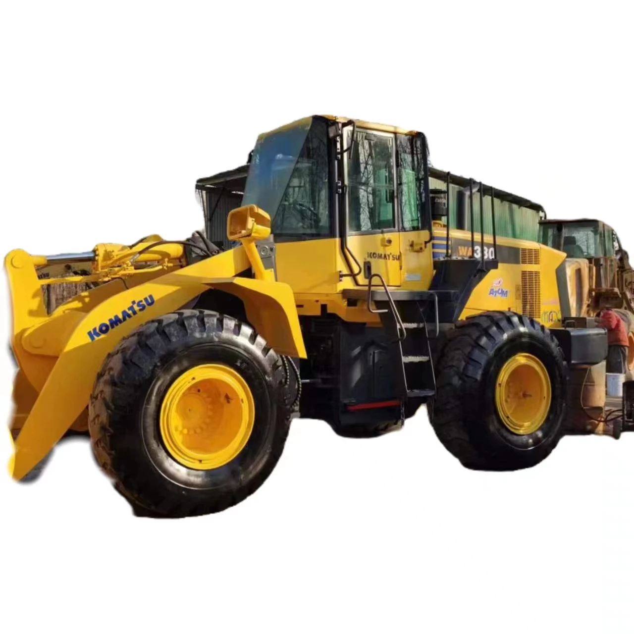 WA380-6 Колесный погрузчик Komatsu лидер продаж фронтальный 380-6 подержанные 380 komatsu 320-5 100 470 погрузчики