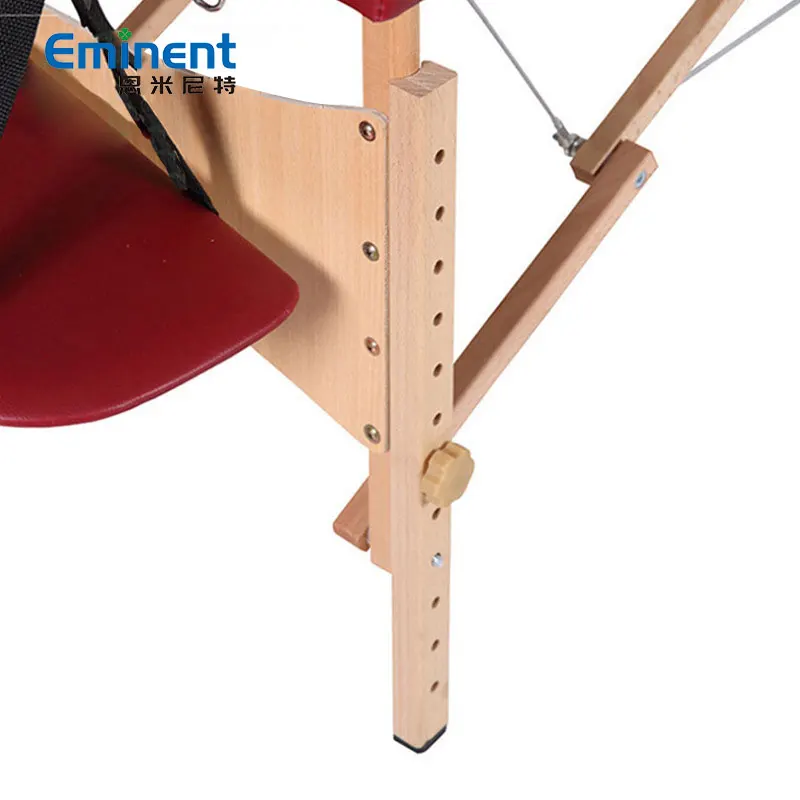 Beauty Massage Moxibustion Tattoo Spa Bed Club Massage Table Simple Portable Foldable Home Treatment Bed Modern Red Wine Morden