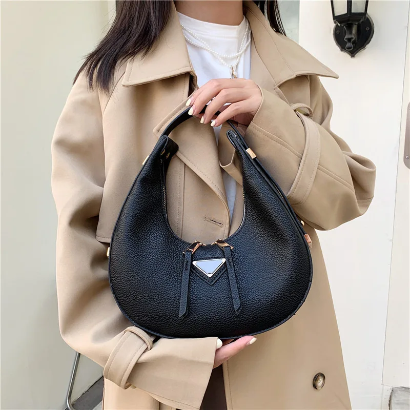 More designs and brands Stock available women handbag simple underarm single shoulder bag designer ladies casual luxury handbag