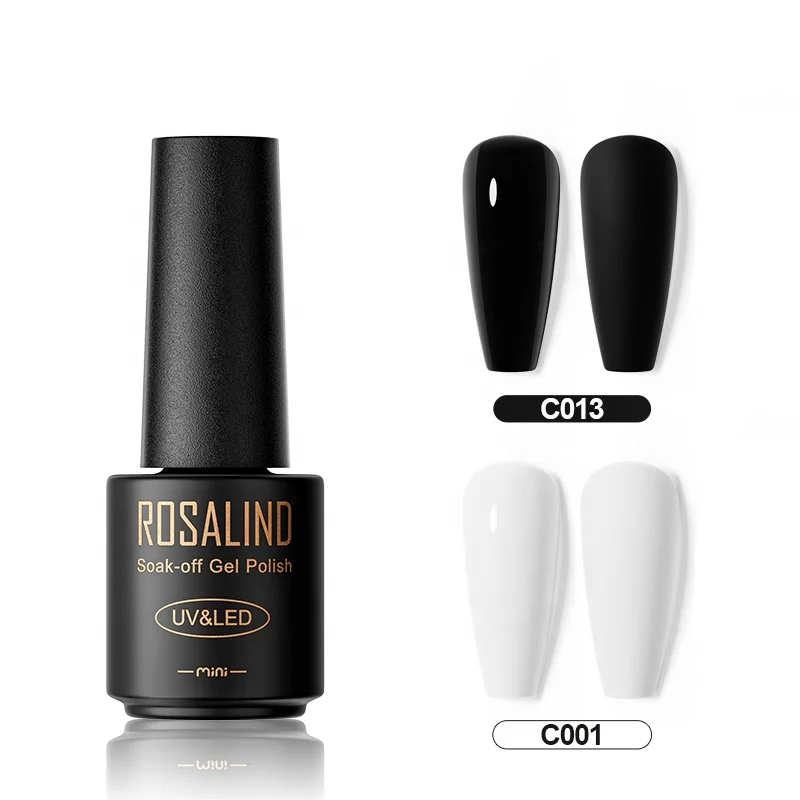 ROSALIND wholesale nail supplies different gel polish private label super white eggshell  color nail gel polish set nail art