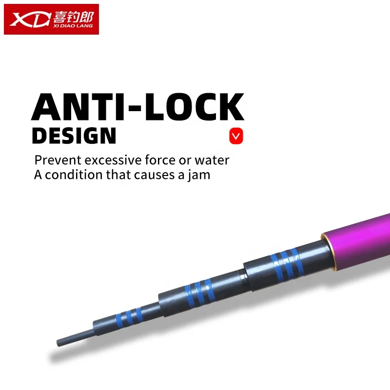 xdl Quality unique 3.6-7.2m with reel  19 feet bamboo taiwan fishing rod