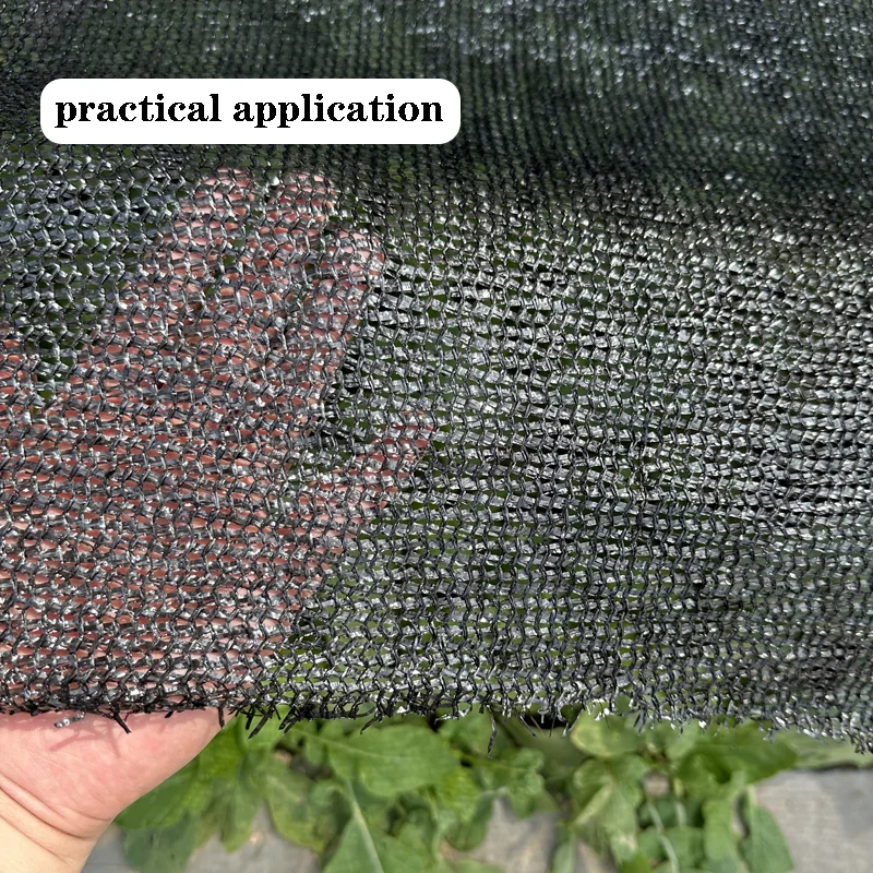 Agricultural & Outdoor Waterproof Shade Net Rolls for Farming & Car Parking Black Carport & Sunshade Netting