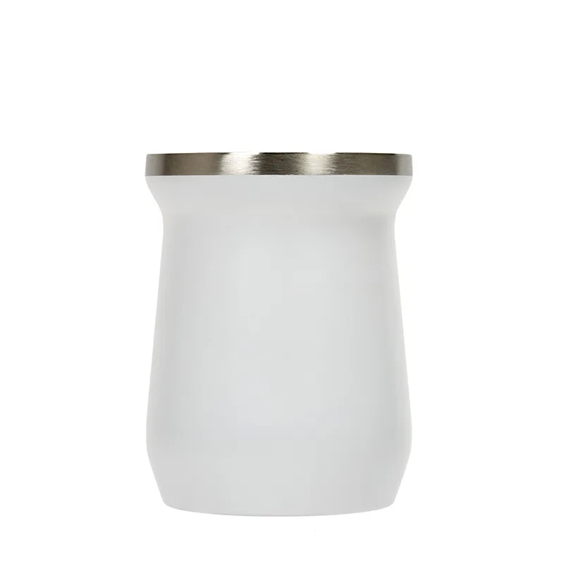 2023 new custom Argentine mate tea cup beer mug stainless steel insulated double wall vacuum yerba mate cup with bombilla