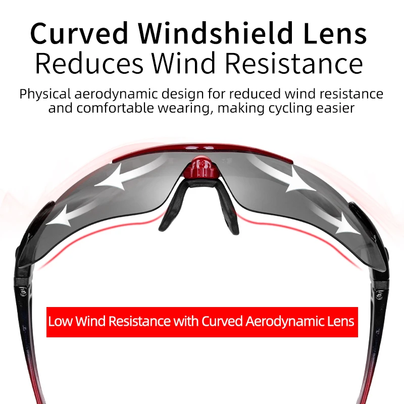 Polarized Cycling Glasses 5 Lens Clear Bike Glasses Eyewear UV400 Proof Outdoor Sport Sunglasses Men Women Oculos Gafas Ciclismo