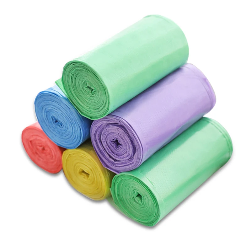 Custom trash garbage can bag liner roll bin garbage bags