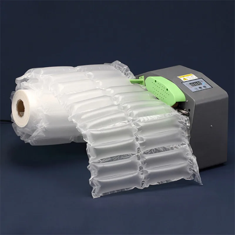 Shipping Packaging Cushion Bubble Film for protecting fragile Inflatable Plastic Protective Air Column Bag For Glass Bottle