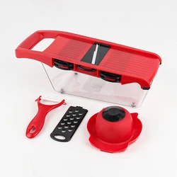 6 In 1 Plastic Multi-function Vegetable Slicer Kitchen Gadgets Fruit Grater Vegetable Cutter