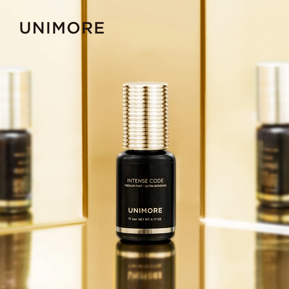 Unimore mini professional hypoallergenic adhesive eyelashes glue lash extensions