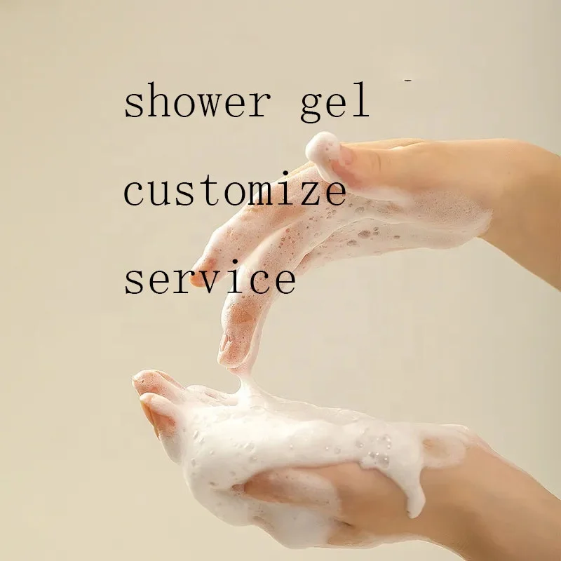 Natural ingredient shower gel for women private label bady 2 in 1 shower gel