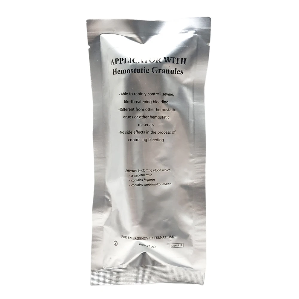 Порошок хитозана гемостатический порошок стерильные гемостатические частицы быстрое заживление быстрая экстренная Гемостатическая пудра