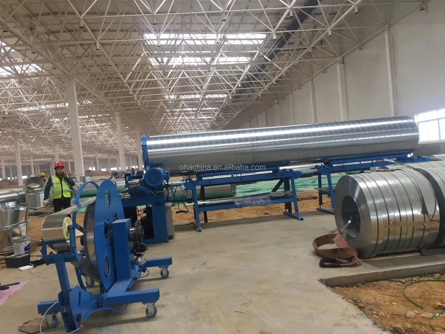 HATF-1602 Spiral ventilation Spiral tubeformer Machine