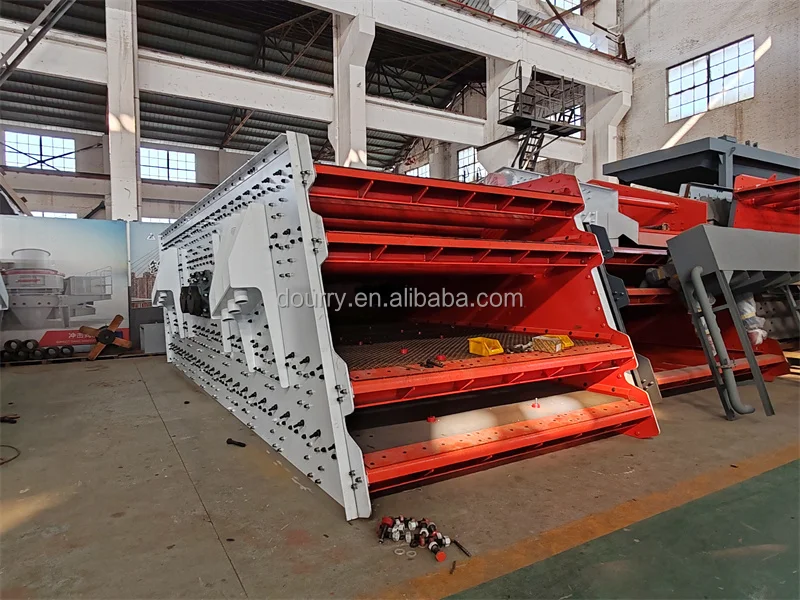 Stone circular incline vibrating quarry dust vibrating screen grizzly rock vibration screen 2 / 3 / 4 deck