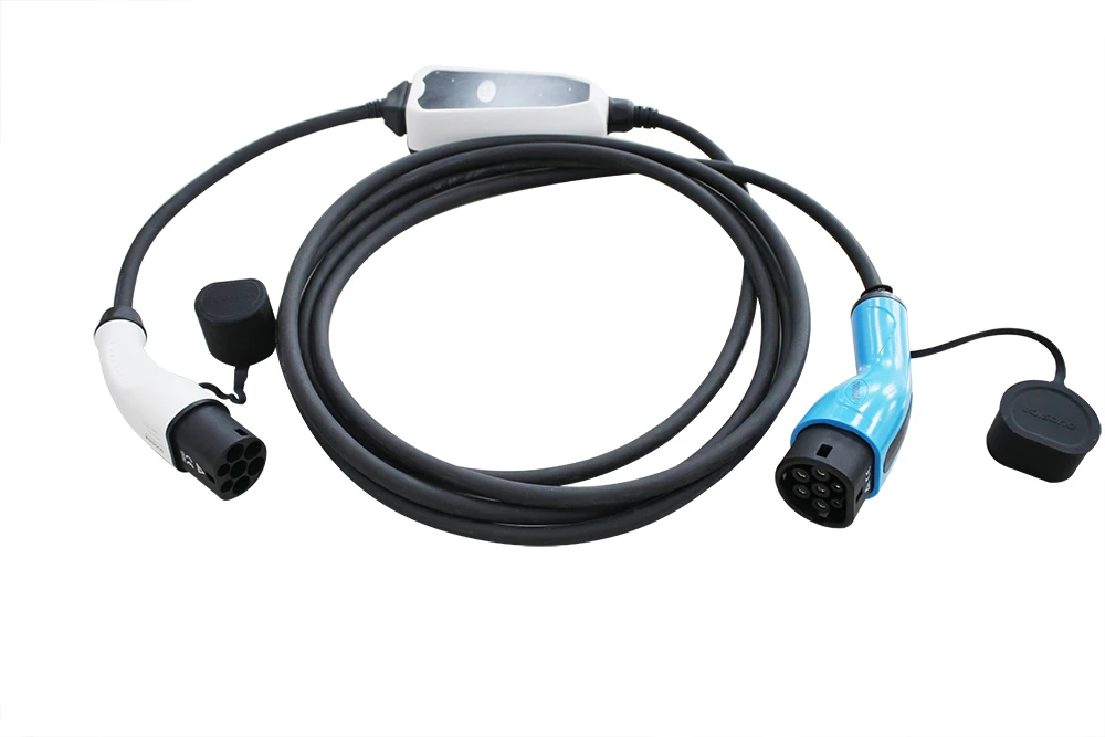 Duosida TUV 16A EV автомобильное зарядное устройство тип 2 iec 61851 портативное с разъемом Schuko