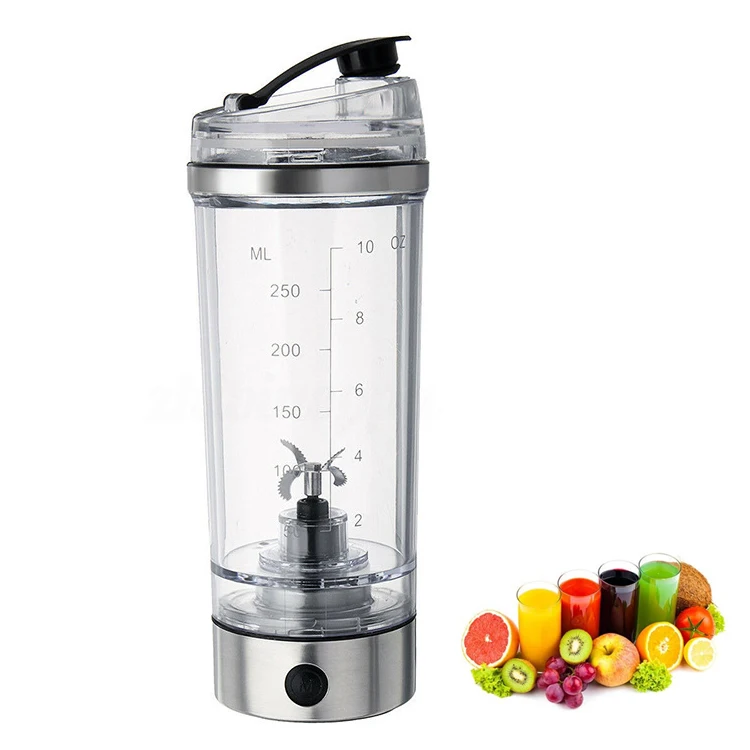 amazonn top seller 2021 250ml USB rechargeable battery blade mixing cup protein powder automatic shaker