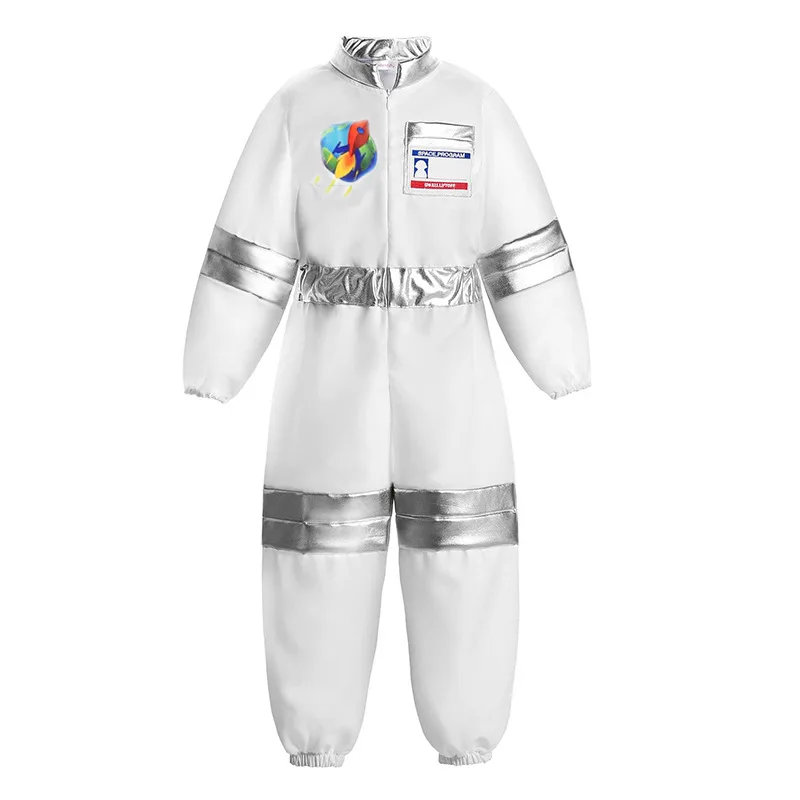 Halloween  Boys Astronaut Costume Kids Space Jumpsuit For Cosplay