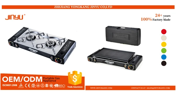 Hot  Sales  Gas Stove 3 Burners Stainless Steel Table Household Free Spare Parts Gas Cooktops Electronic Ignition