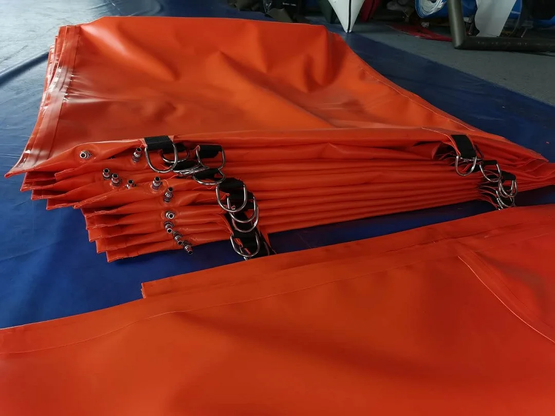 High Inflated Pressure Water Filled Steel Air Pushing Bag for Pushing Down Marble Block