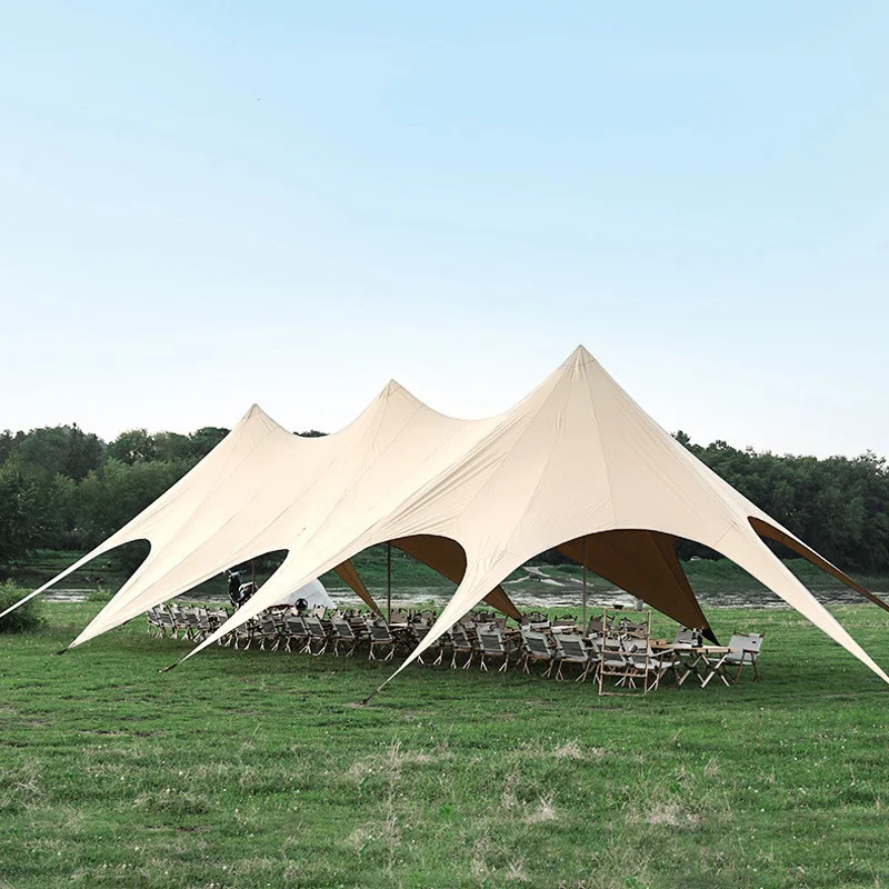 Outdoor Large Marquee Tent Canopy Rainproof Sun Blocking Canvas Big Event Exhibition Wedding Party Canopy