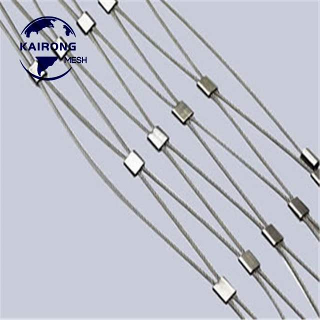 Low Price Zoo Stainless Steel Rope X-Tend Flexible Stainless Steel Wire Rope Mesh