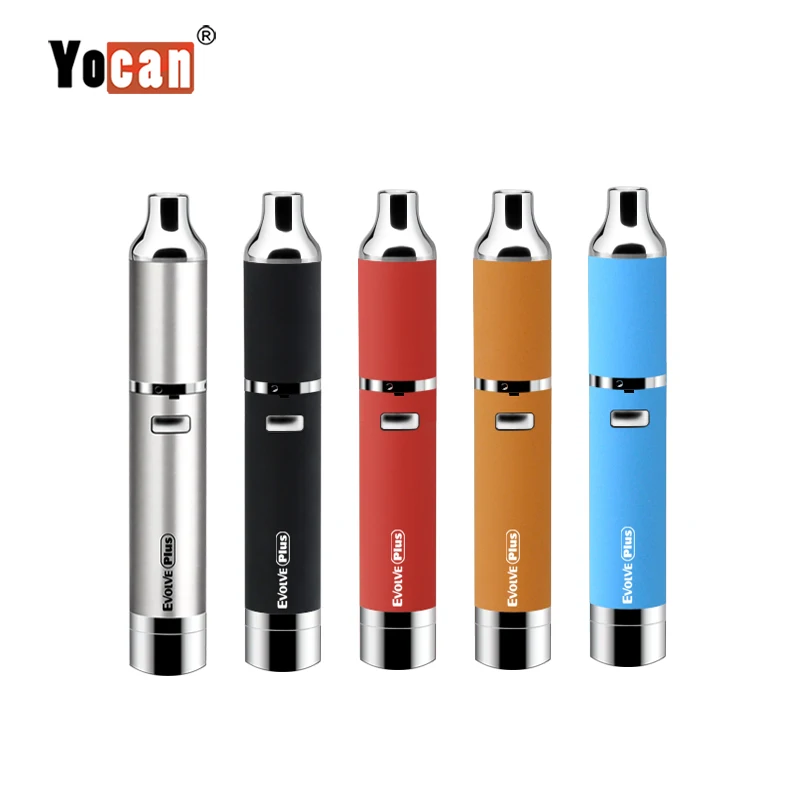Authentic Yocan wax vapor pen starter kit Yocan Evolve Plus 1100mah QDC coil