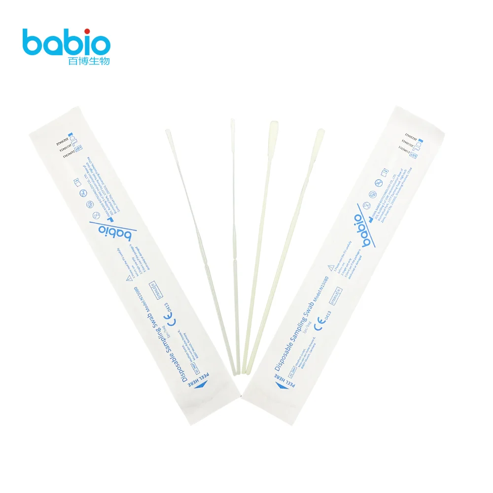 
Individual Packing Sterile Nylon Nasopharyngeal Swab Oral Nasal Swab 