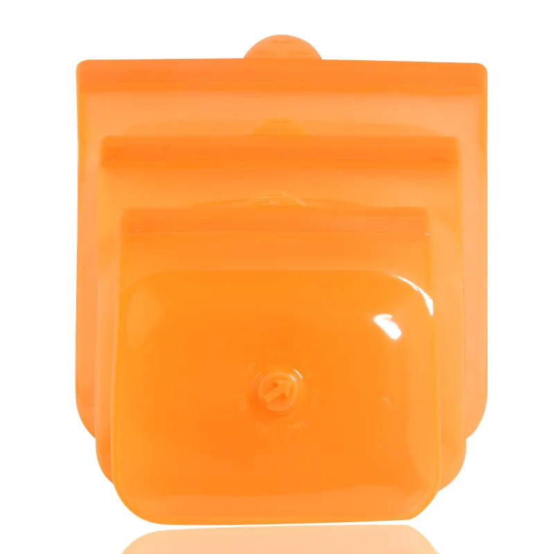 Reusable Fresh Sealed Reusable Storage Containers Silicone Food Bags Wholesale Best-selling Food Grade Silicone Food Package