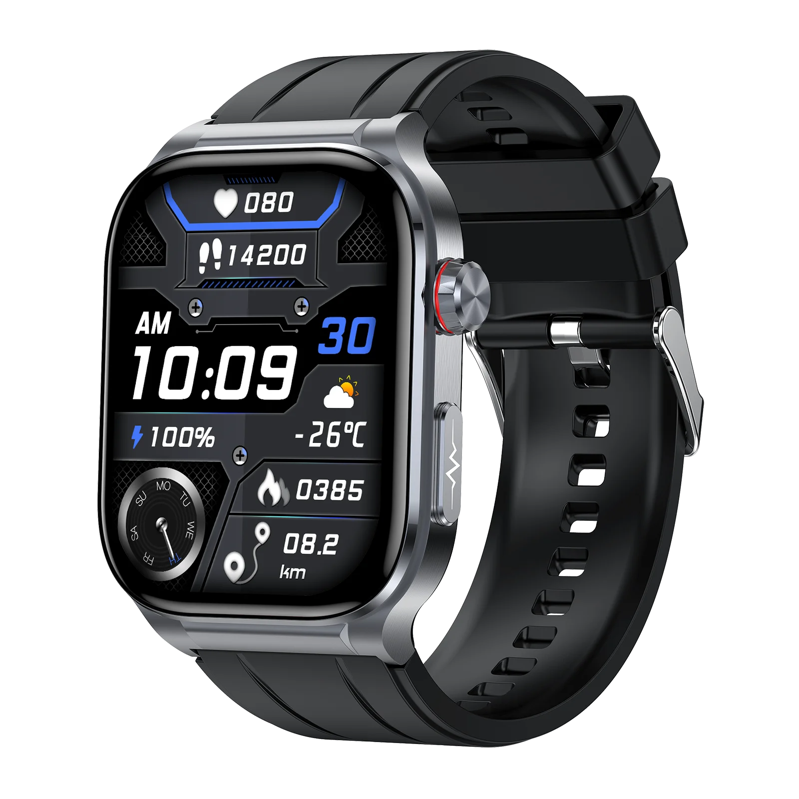 Gt588 1 952 дюймов 410*502 amooled полный сенсорный экран Ecg Hrv усталость эмоции мониторинг здоровья Sos умные часы