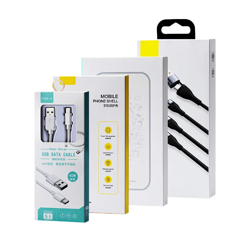 Аксессуары для мобильных телефонов цветная коробка блистерный лоток упаковочная переработка прозрачная оконная из ПВХ