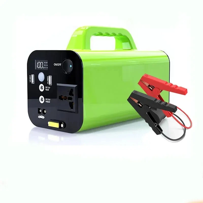 300w Emergency Generator Car Jump Starter Outdoor Travel Camping Solar Power Bank Supply  Portable Power Station