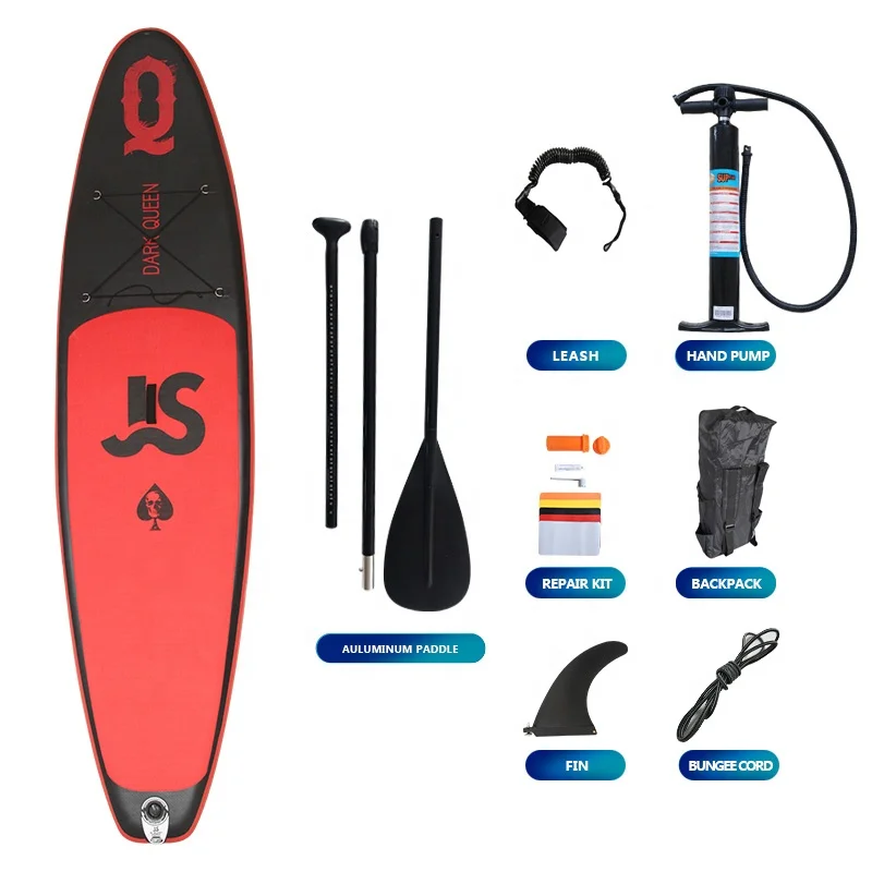 Single layer professional 11ft SUP stand up paddle boards inflatable fitness ISUP board