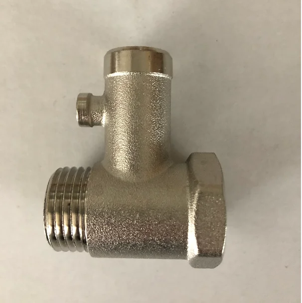 Good quality 1/2 inch Brass angle type safety air relief pressure reduce valve without lever for bathroom water heater boiler